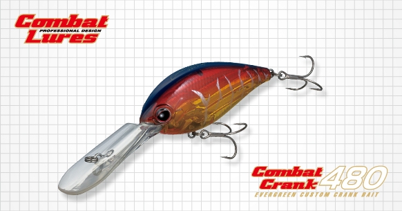 Воблер Ever Green COMBAT CRANK 480