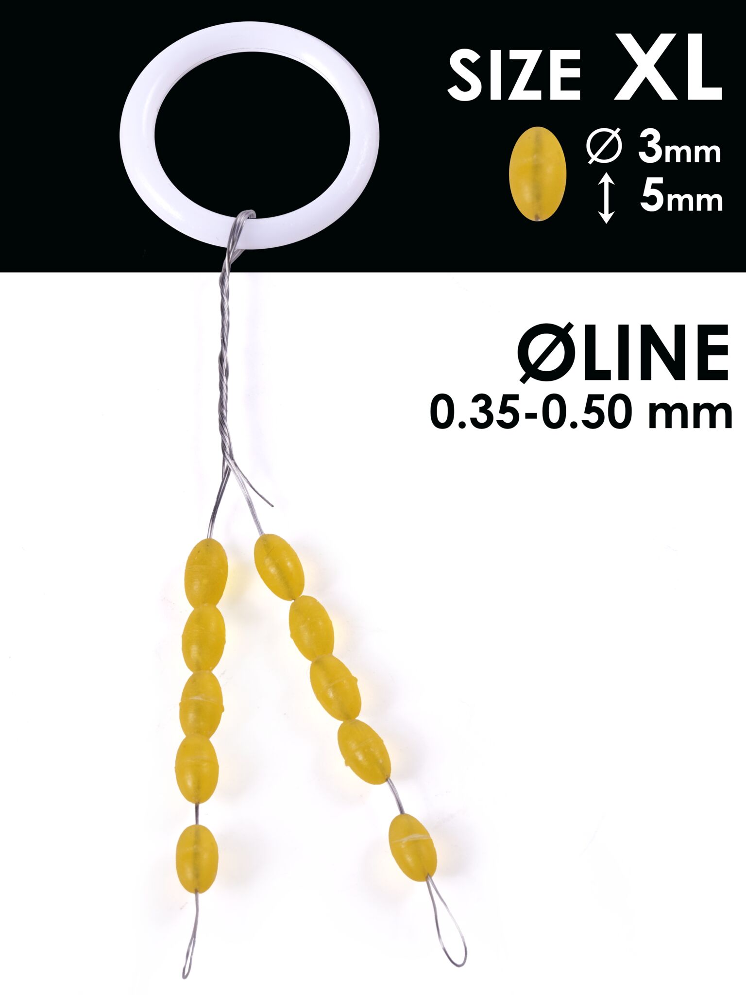 Stoppers Salmo RUBBER BARREL STOPS XL / 0.35-0.50mm