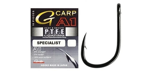 Hook Gamakatsu A1 G-CARP Specialist Hooks PTFE