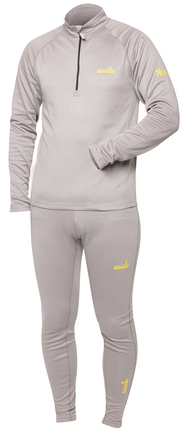 Norfin Base thermal underwear for men, gray
