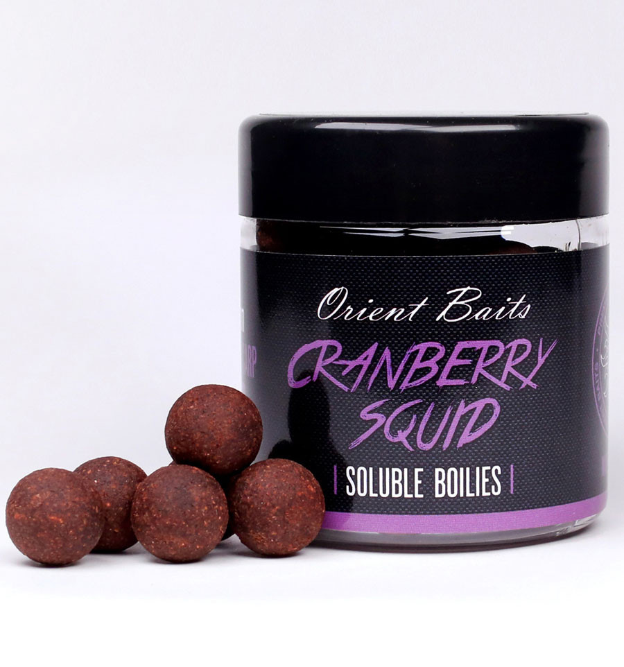 Soluble boilies Orient Baits Cranberry Squid