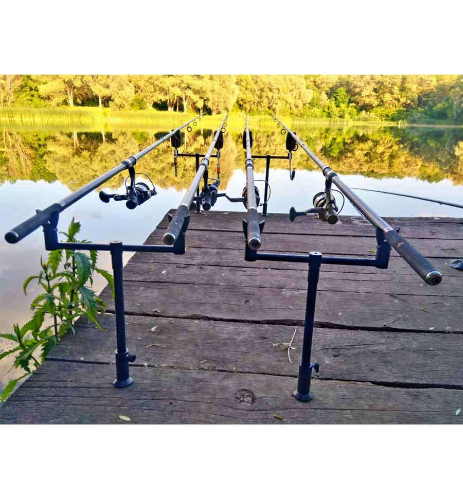 Bankstick and buzz bar set World4Carp Stand Kit Universal 4