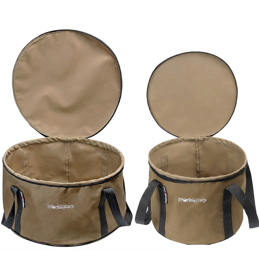 Soft bucket with lid World4Carp Soft bucket 25 l