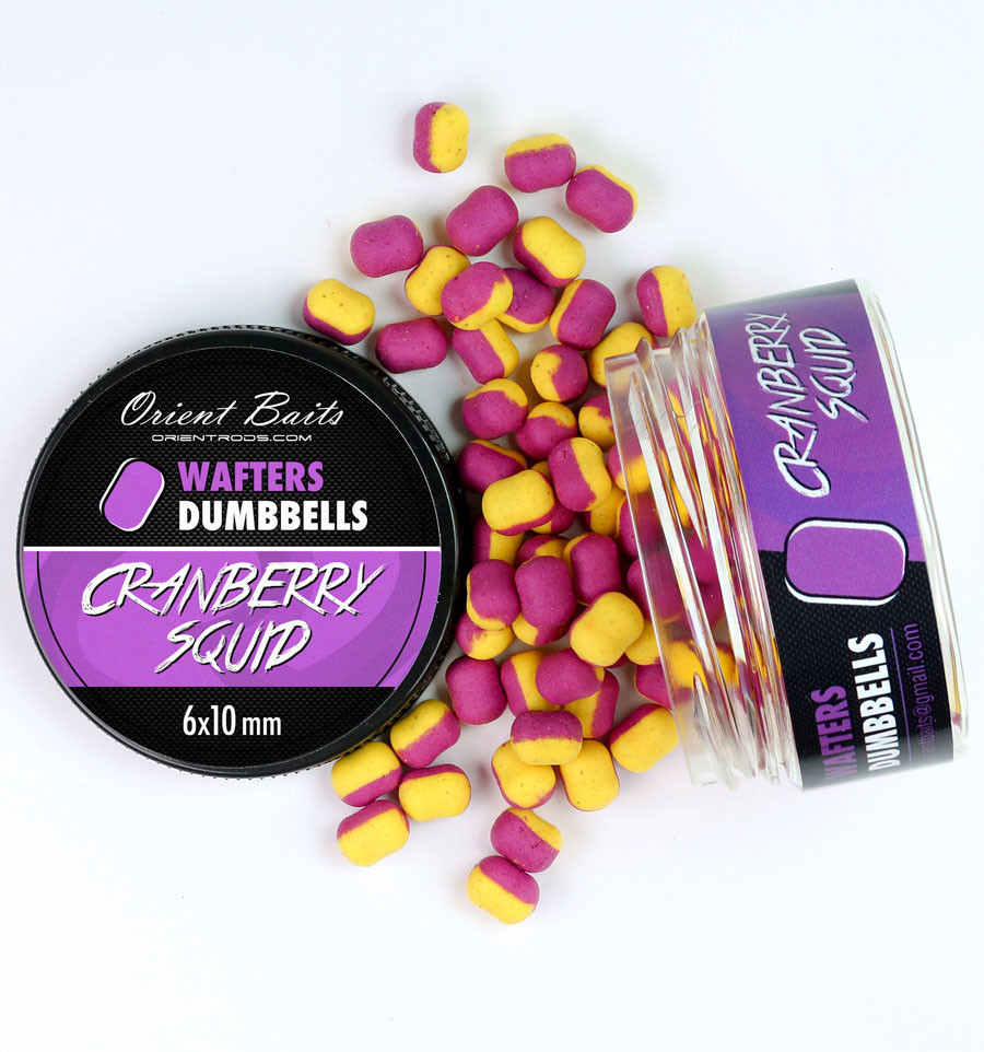 Wafters Orient Baits Dumbbells Cranberry Squid