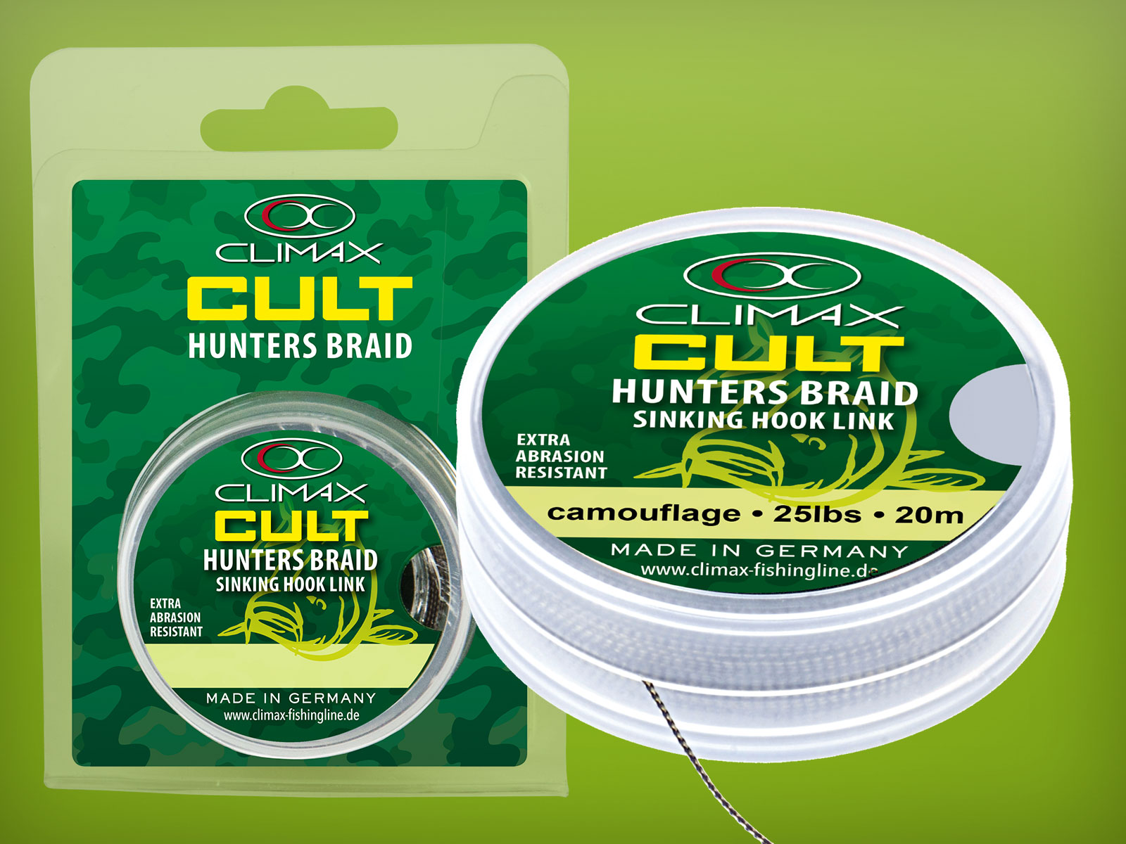 Hooklink material Climax CULT Hunter's Braid