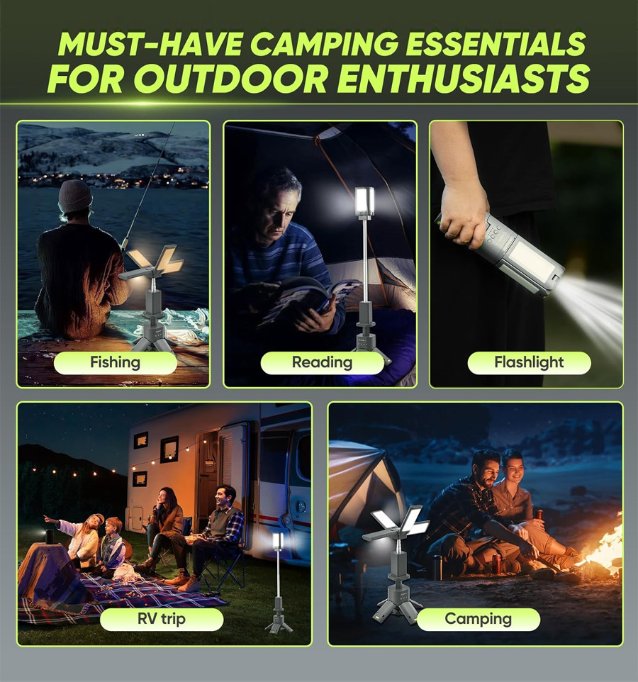 Lamp World4Carp with Power Bank 14000 mAh