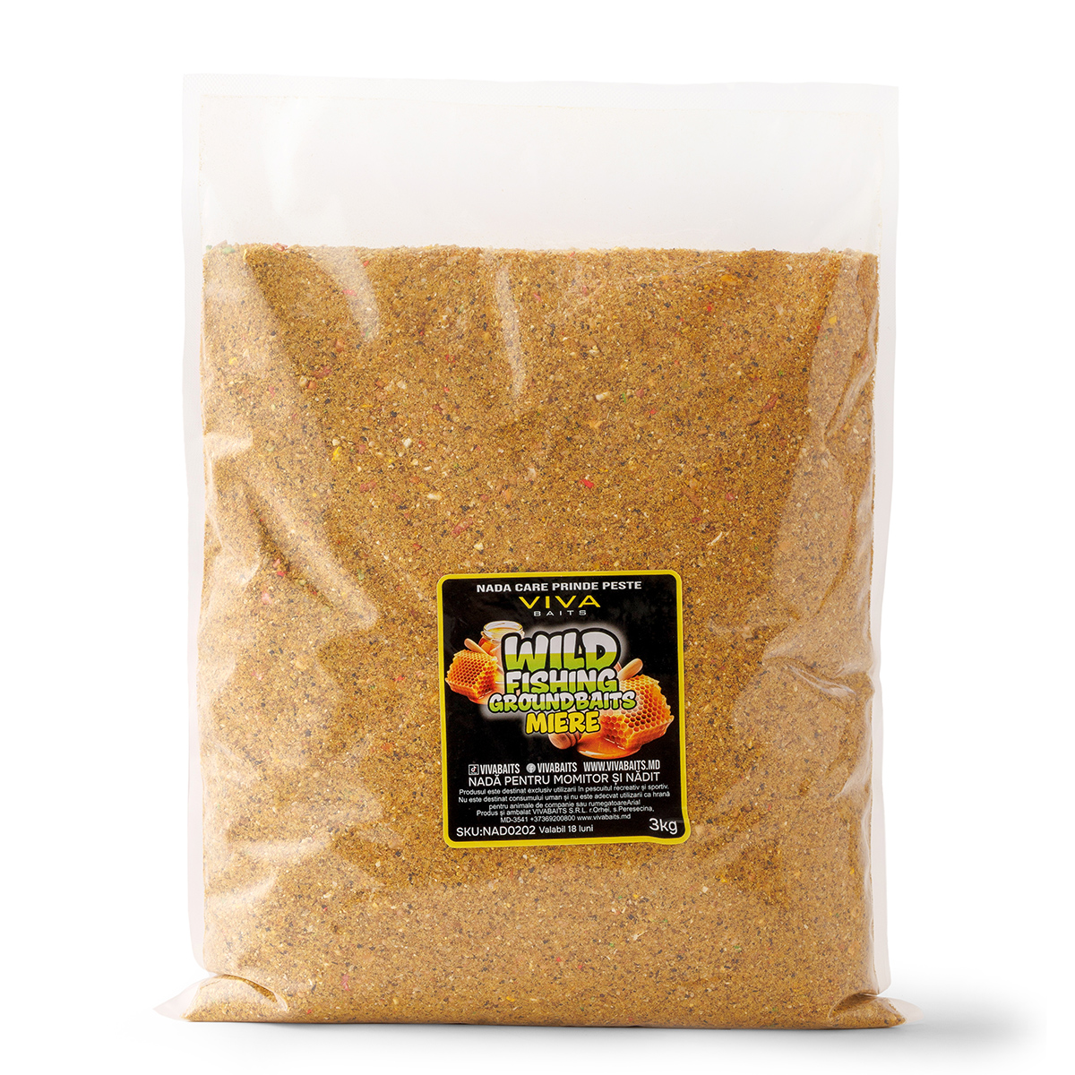 Vivabaits Wild Fishing Groundbaits Honey 3 kg