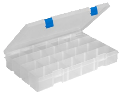 Коробка для снастей CZ Standard Plastic Box, Medium, 35,6x22,2x4,3 cm