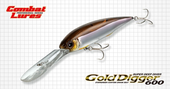Wobbler Ever Green GOLD DIGGER