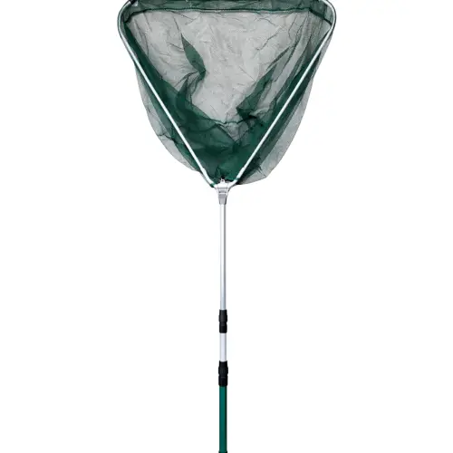 Landing net thread mesh, triangular folding head