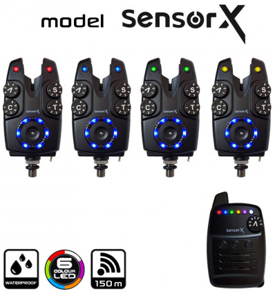Bite alarm set World4Carp Sensor X