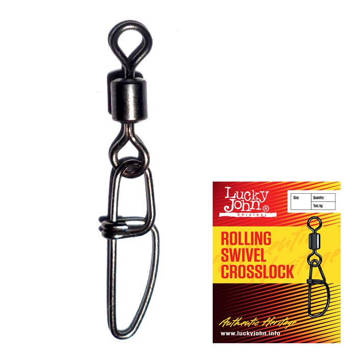 (001/0) Swivel-snap LJ ROLING SWIVEL CROSSLOCK *10