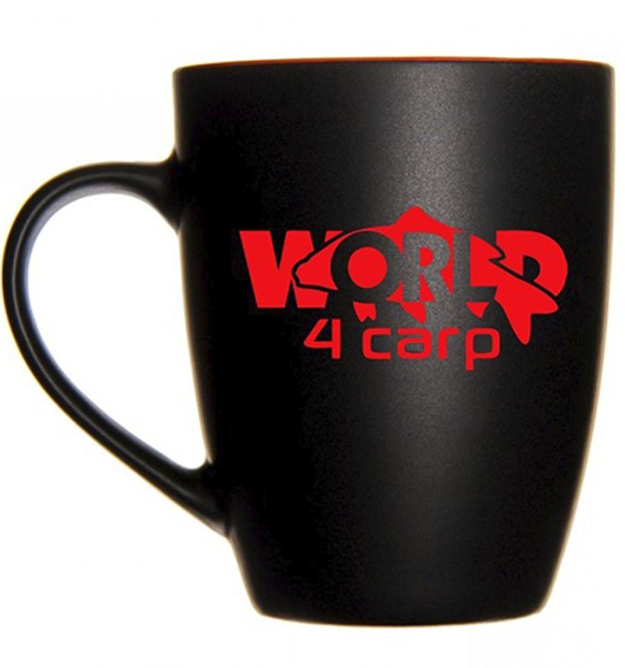 Керамическая чашка для рыбалки World4Carp Black&Red Mug