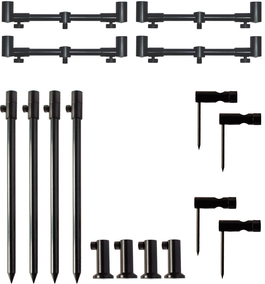 Набор стоек с телескопическими буз-барами World4Carp Stand Kit Universal 4