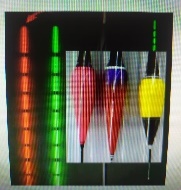 Fishing float LED, colour-changing