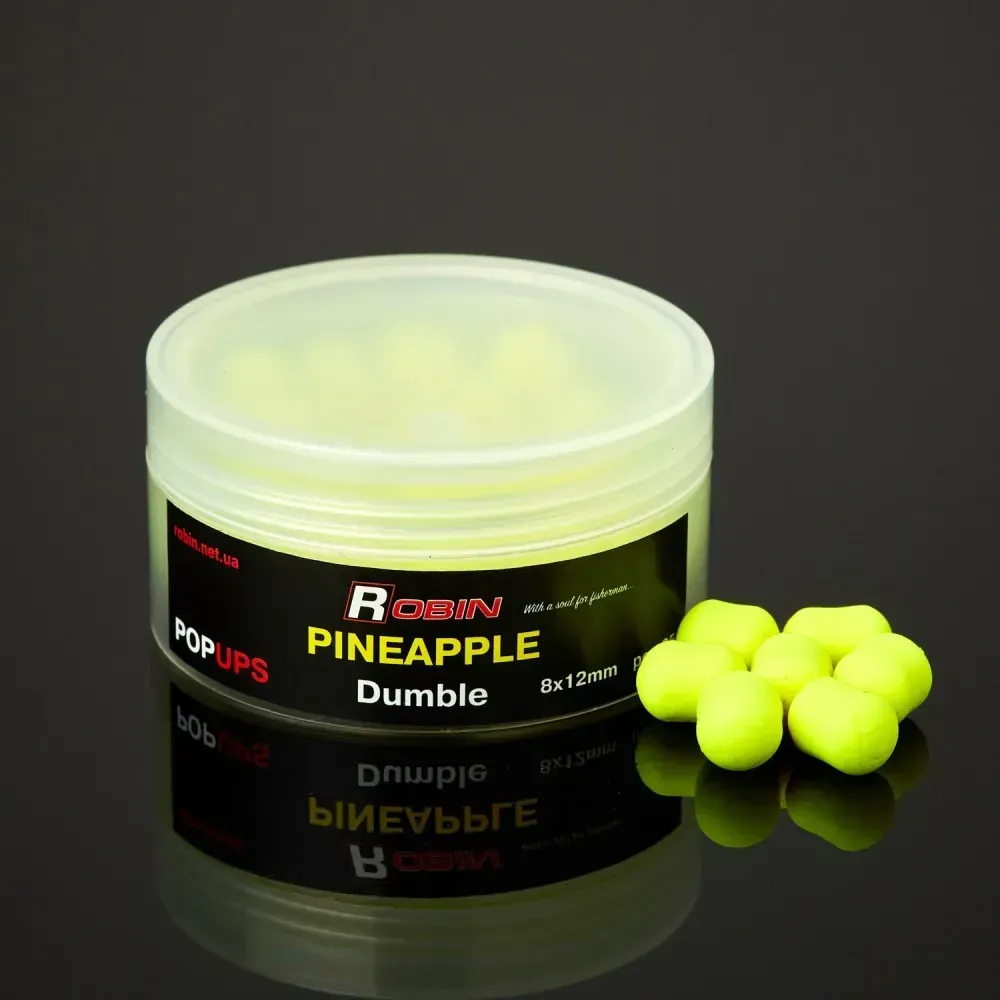 ROBIN Pop-Ups Dumbbells · Pineapple · 8 × 12 mm