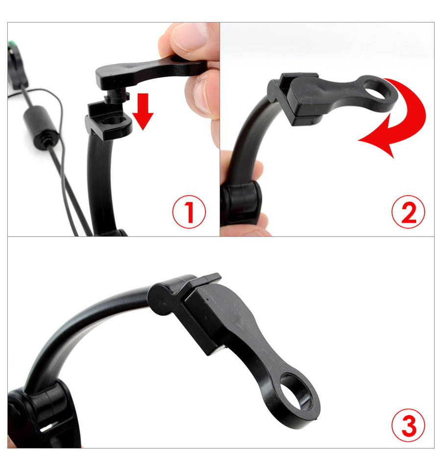Mounting clip for swingers World4Carp clip