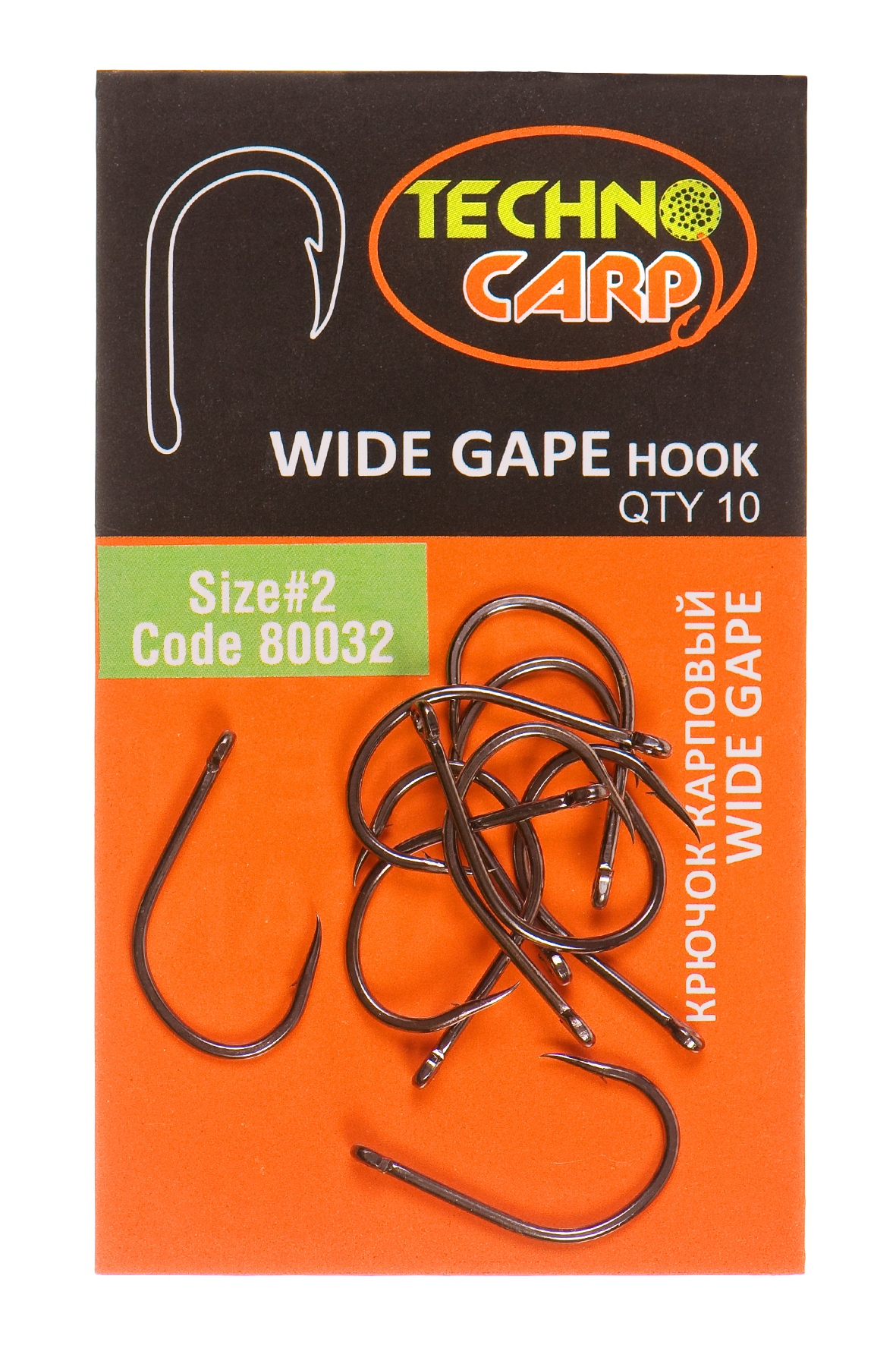 Carp hook "Wide Gape" — Technocarp