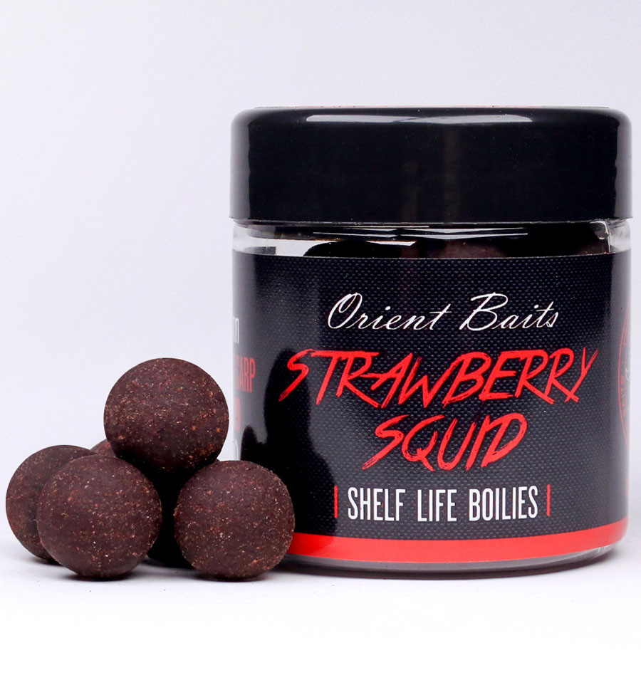 Shelf Life boilies Orient Baits Strawberry Squid