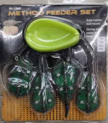 Feeder method set 40+40+50+50 g with mould — 100916