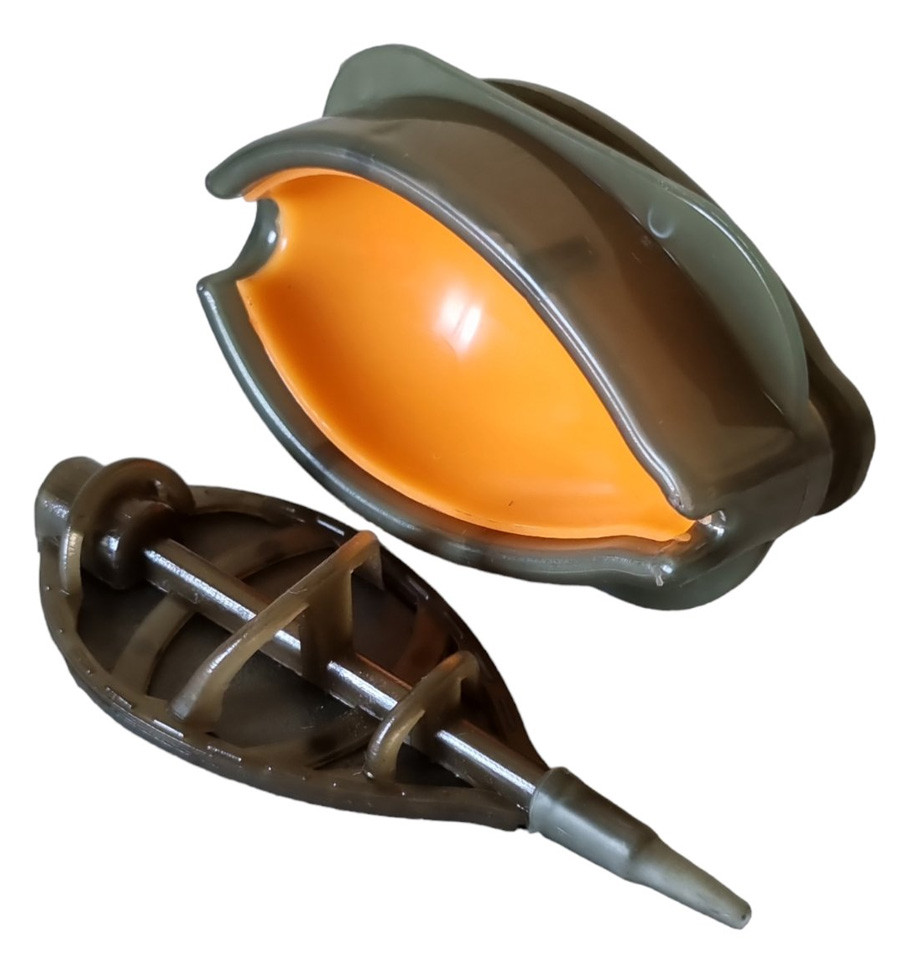 Formă cu buton flat method picătură World4Carp Flat Method Drop XL