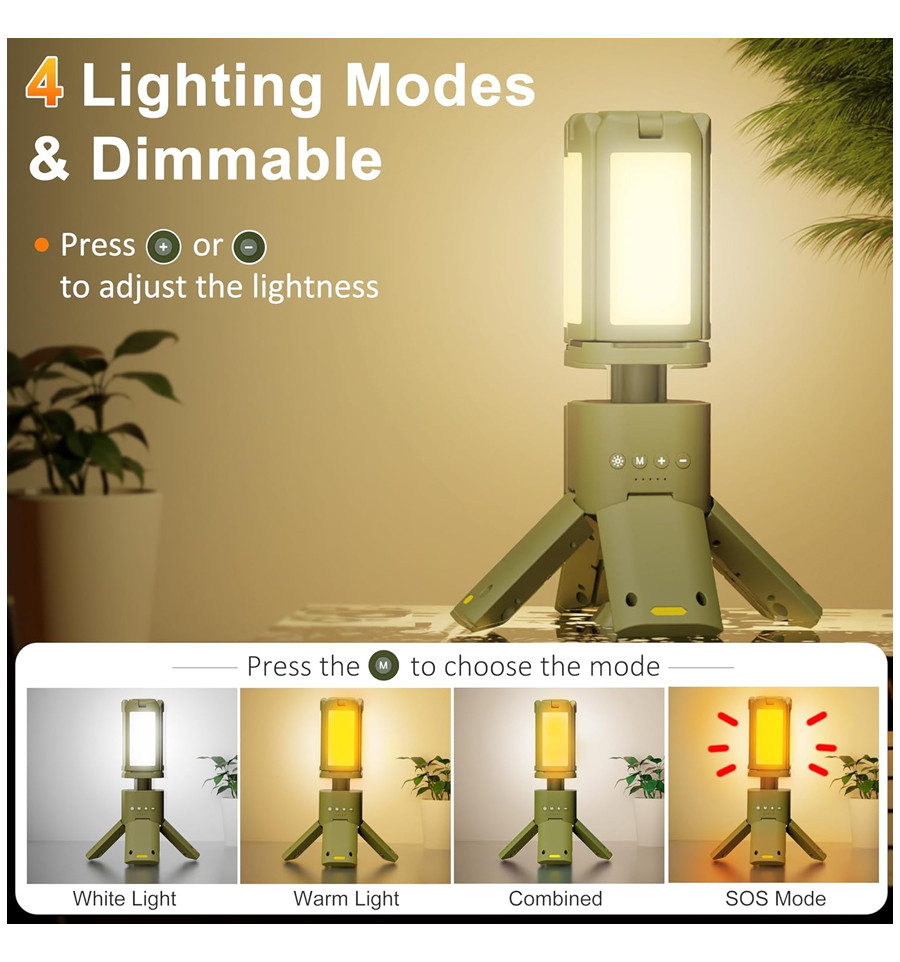 Lamp World4Carp with Power Bank 14000 mAh