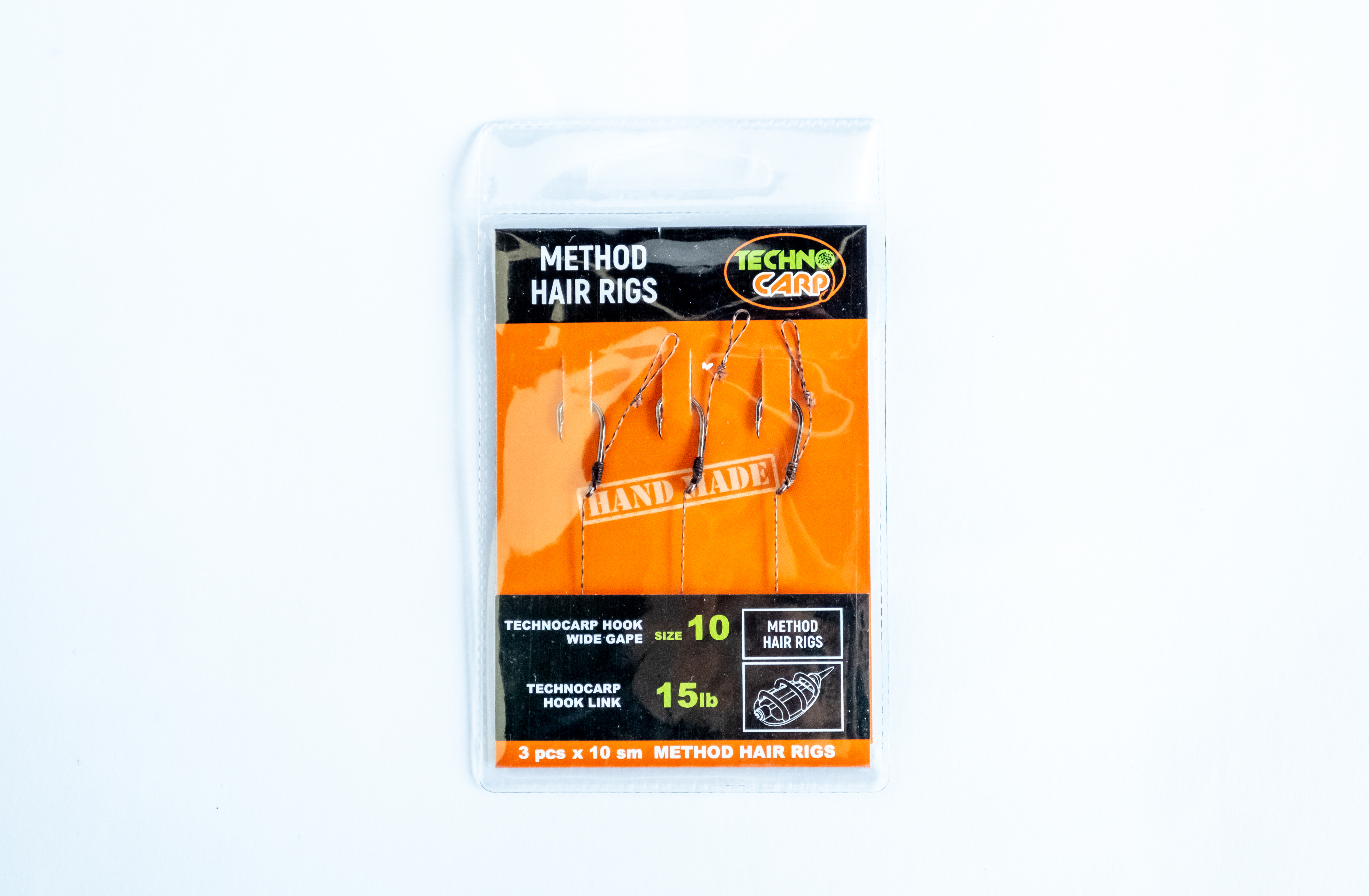 Method hair rig Wide Gape 15 lb — Technocarp