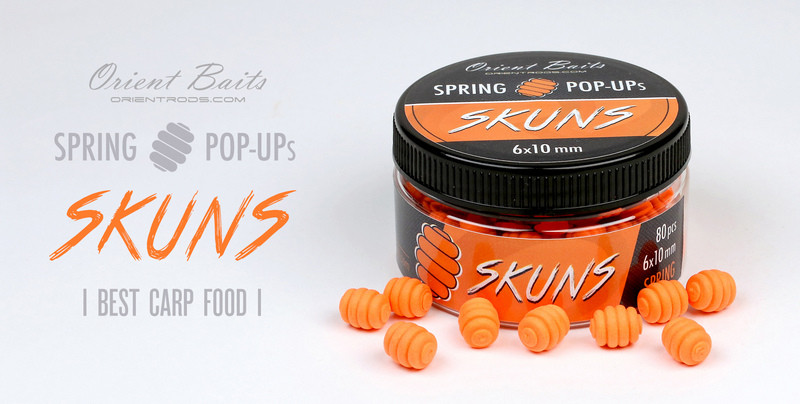 Boilies Orient Baits Spring Skuns