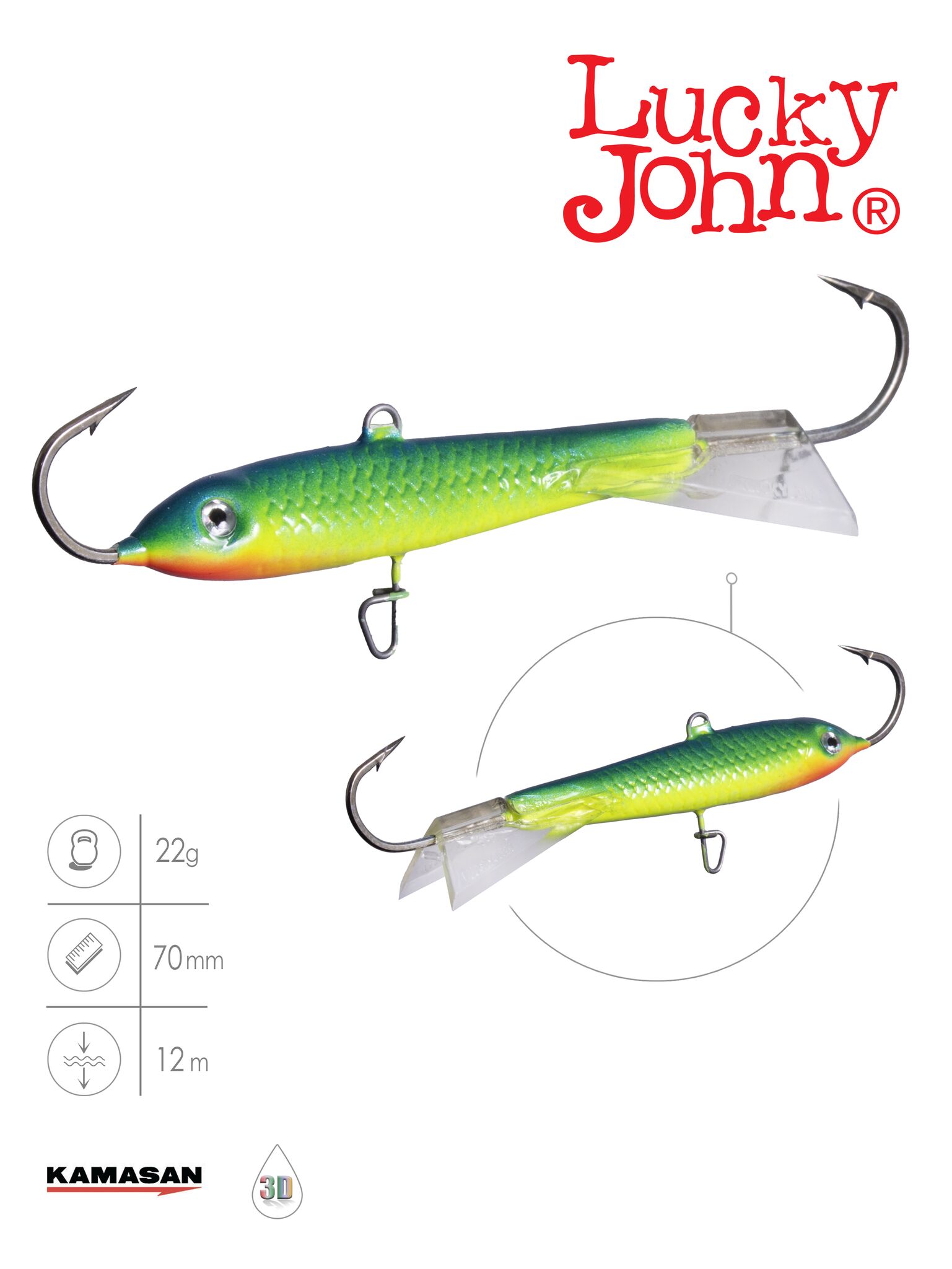 Balansier Lucky John CLASSIC 7 70mm