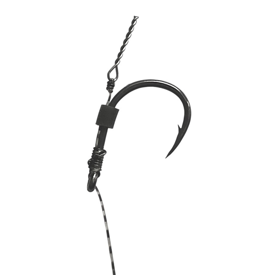 Montură gata cu răsucire World4Carp Method Feeder Rig Spear WIDE GAPE