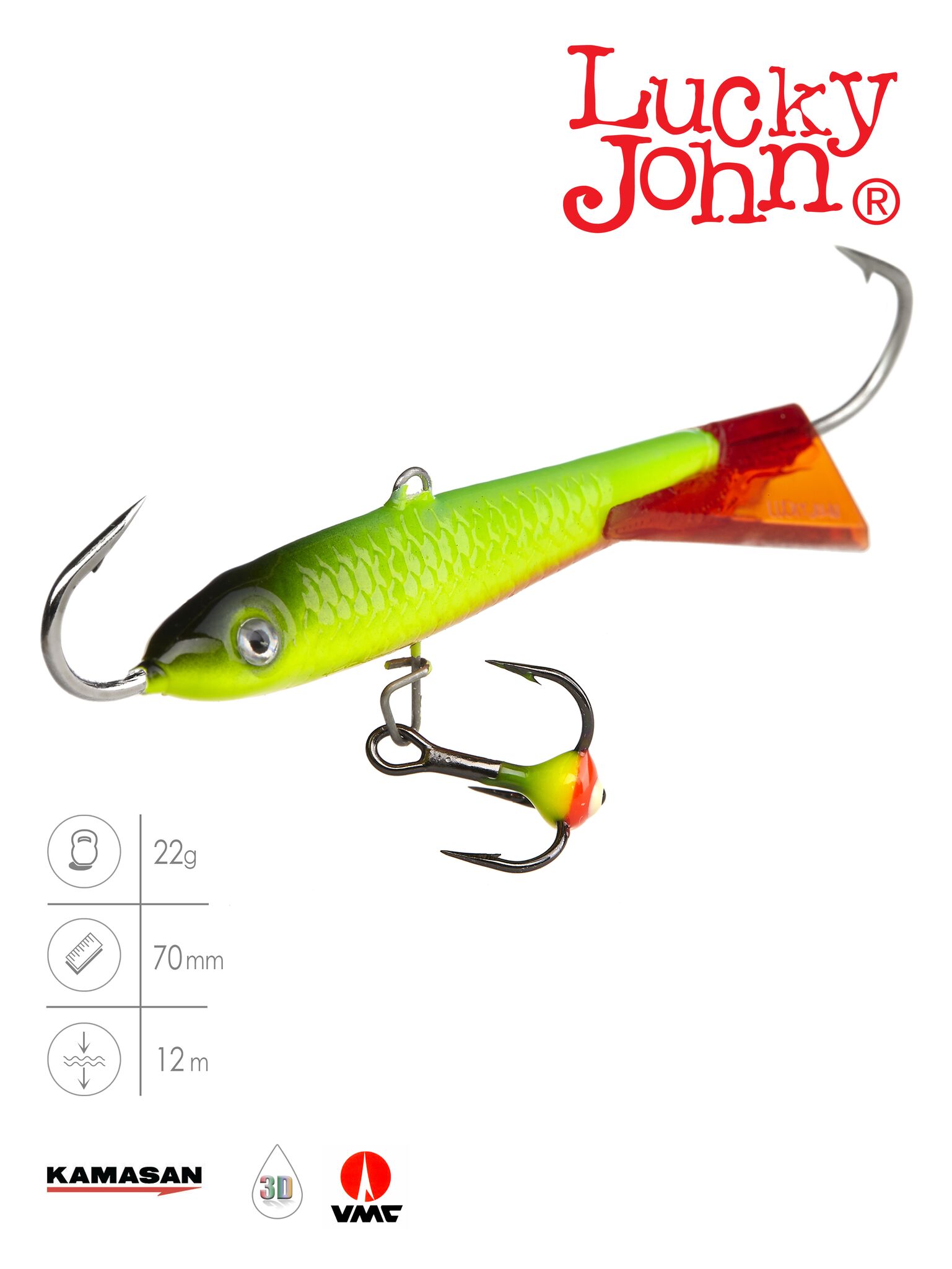 Balansier Lucky John CLASSIC 7 cu tr. 70mm blister