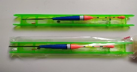 Fishing rig for float rod, on winder