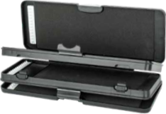Коробка для снастей Plastic Stiff Rig Wallet (72 rig), 24,5x9x4,3 cm