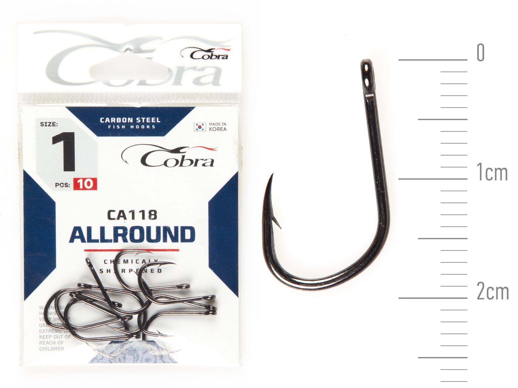 Hooks Cobra ALLROUND ser. CA118 size 001 10pcs.