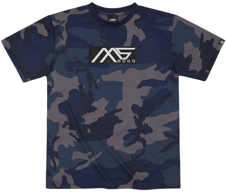 MS-MODO CAMOFLAUGE DRY T-SHIRT | NAVY CAMO-M