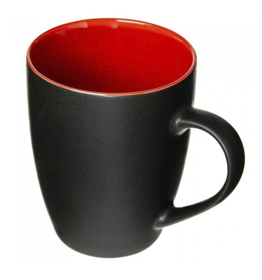 Керамическая чашка для рыбалки World4Carp Black&Red Mug