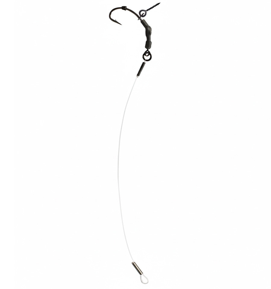 Готовый поводок флюорокарбоновый World4Carp RONNIE RIGS MUGGA