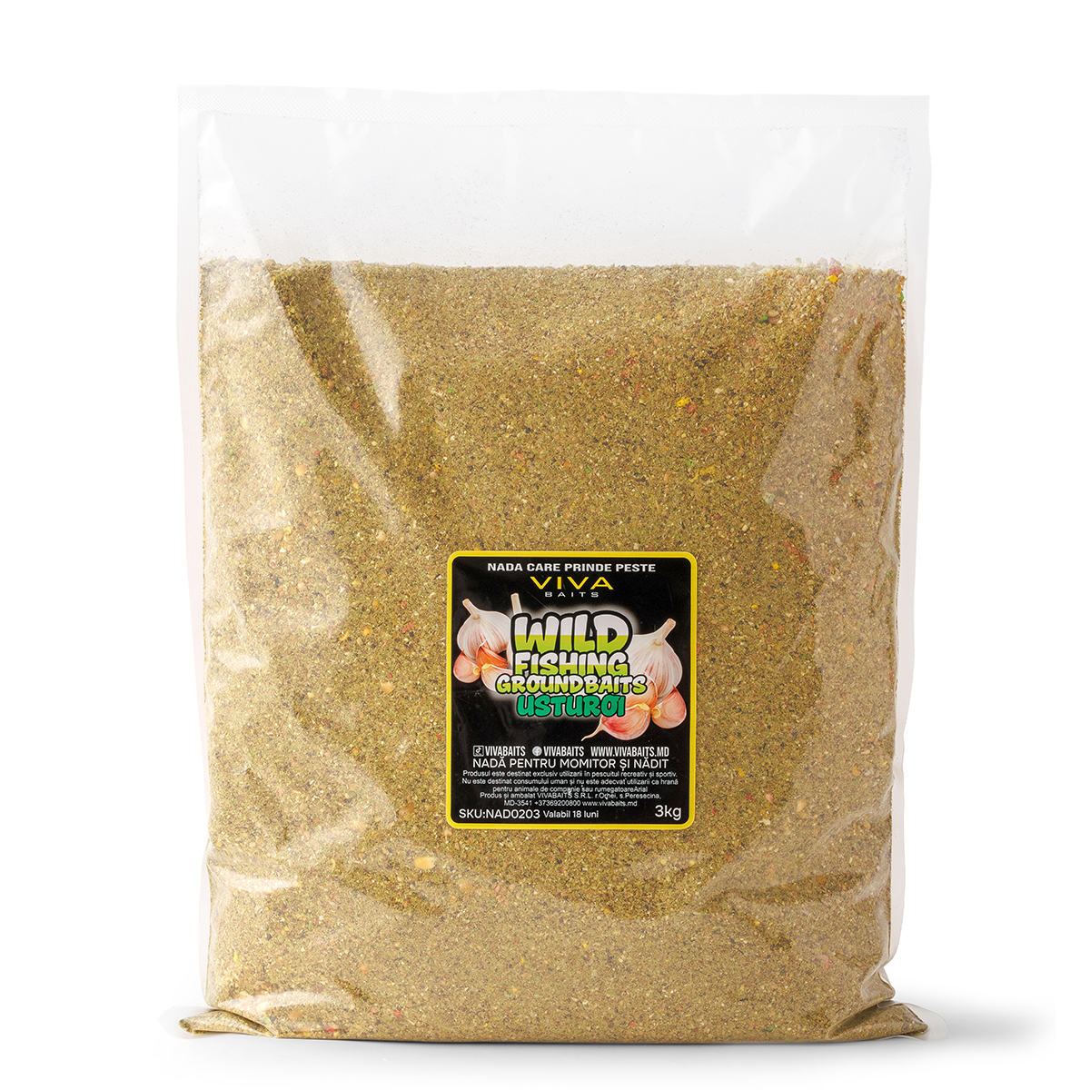 Vivabaits Wild Fishing Groundbaits Garlic 3 kg