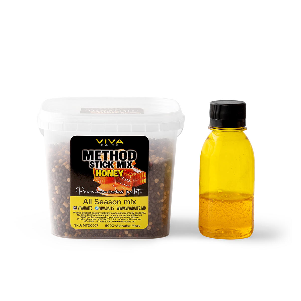 Vivabaits Method Stick Mix HONEY 500 g + activator