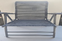 Fishing chair with reclining backrest