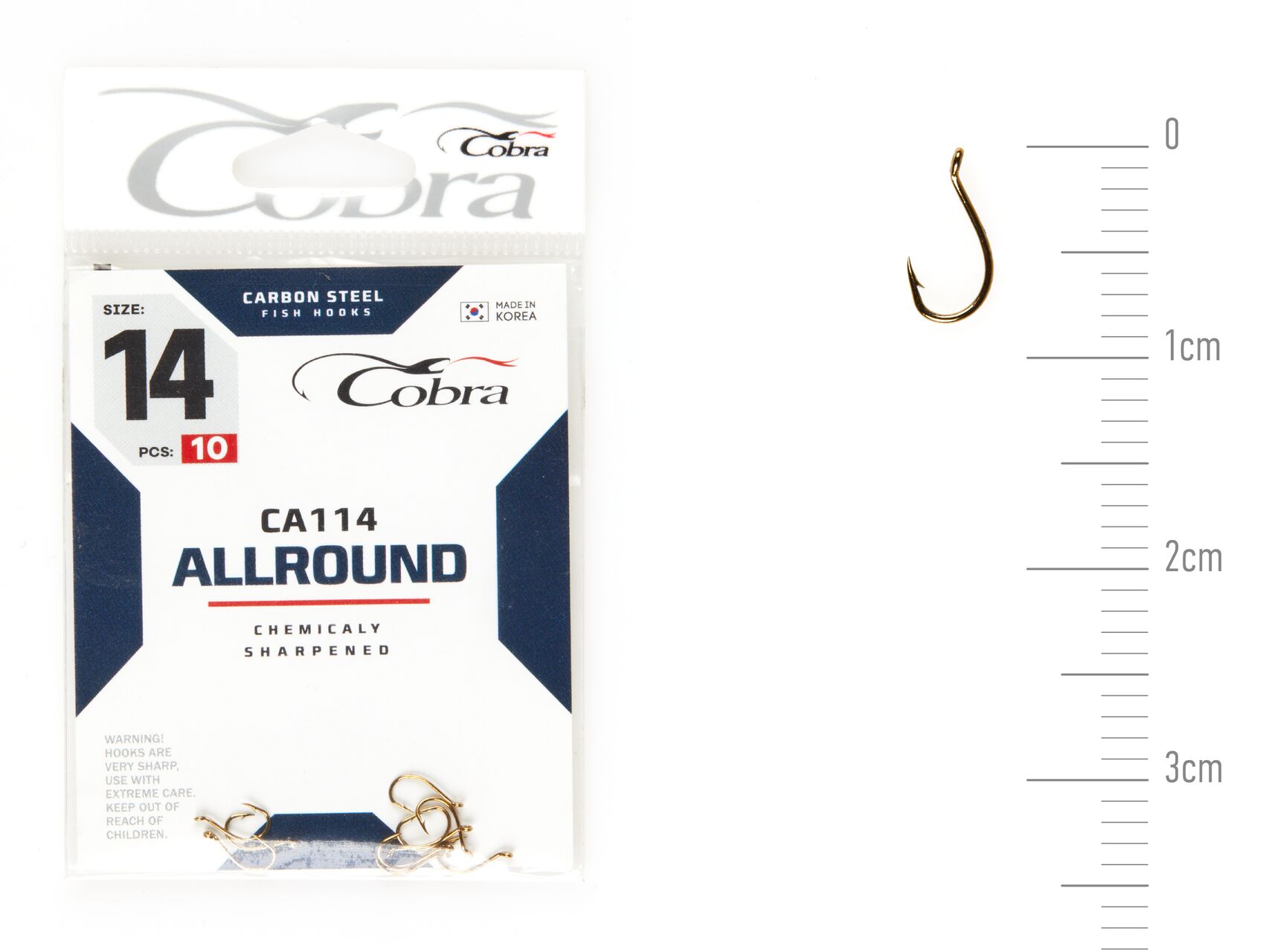 Hooks Cobra ALLROUND ser. CA114 size 014 10pcs.
