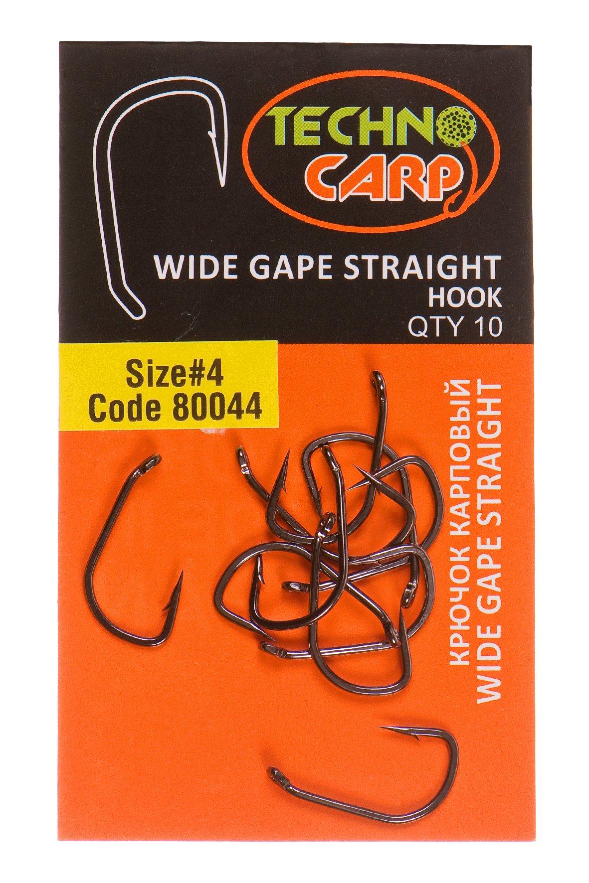 Cârlig crap "Wide Gape STRAIGHT" — Technocarp