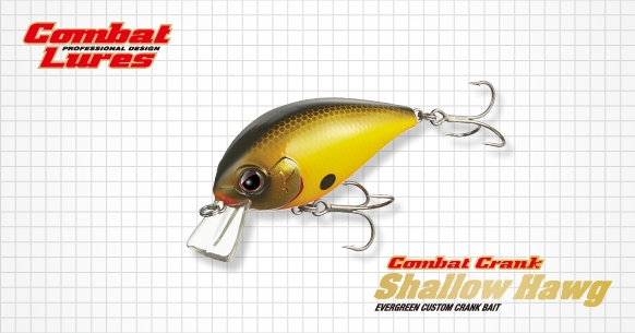 Wobbler Ever Green COMBAT CRANK SHALLOW HAWG