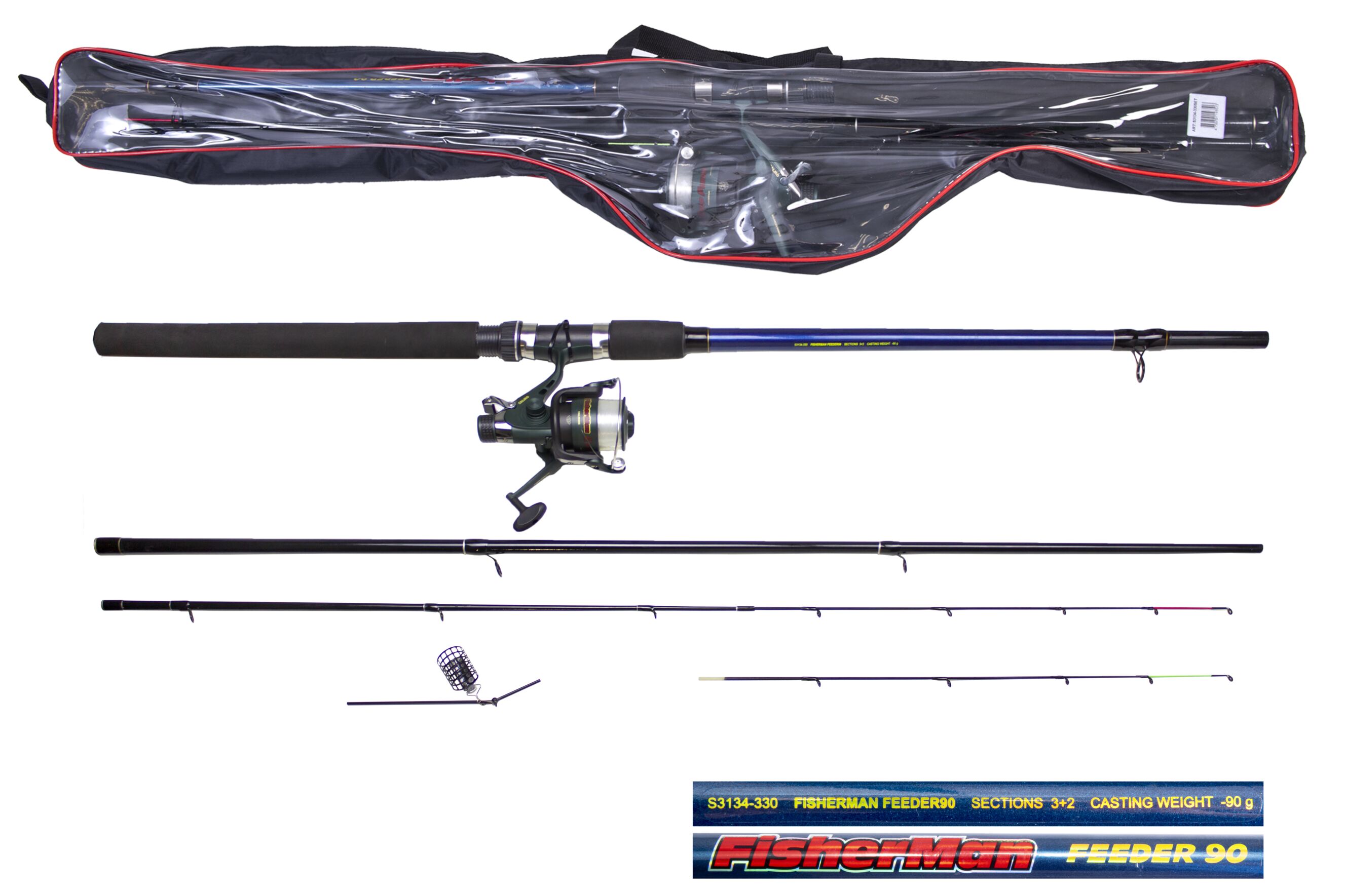 Feeder 3.3 Feeder Rod Set Up To 90G