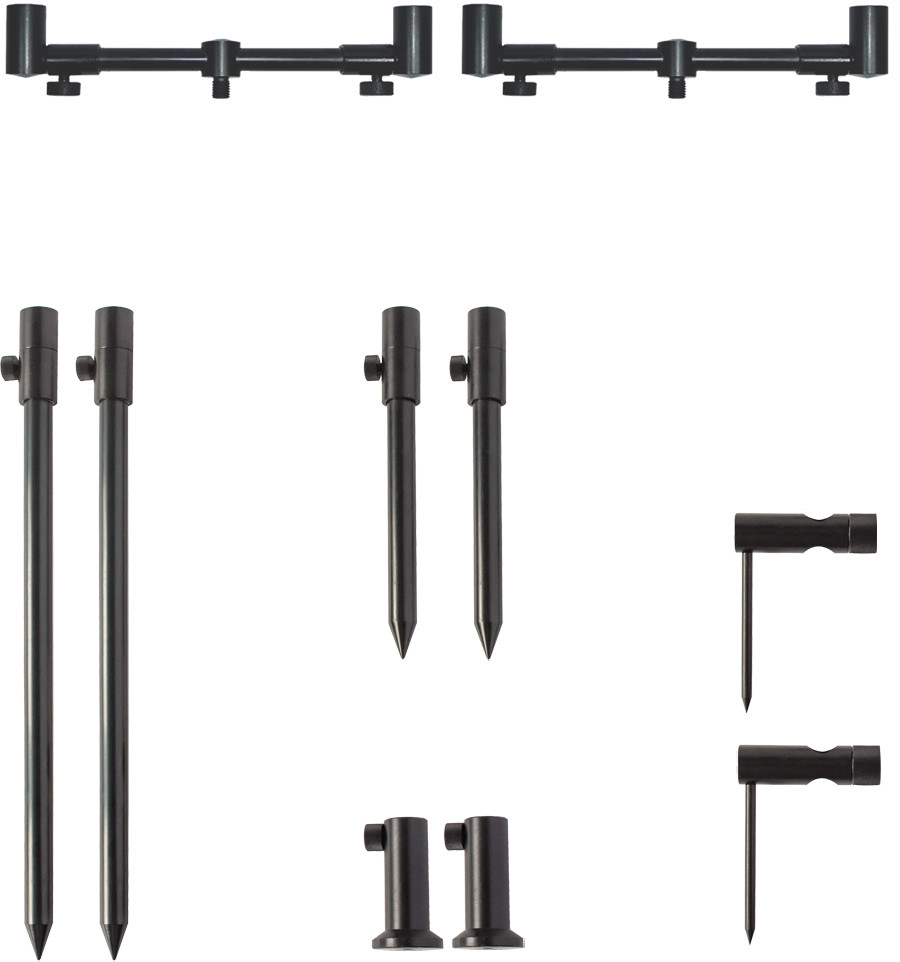 Bankstick set with telescopic buzz bars World4Carp Stand Kit Universal MAX 2
