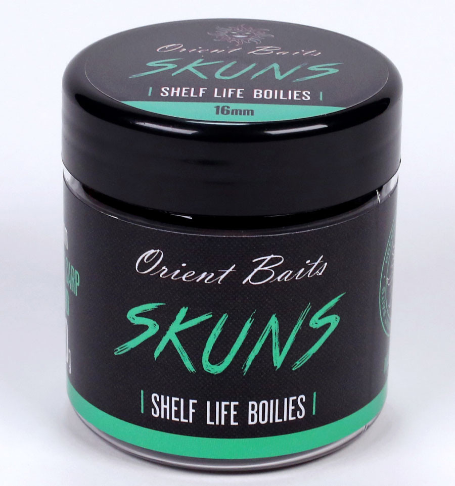Shelf Life boilies Orient Baits Skuns