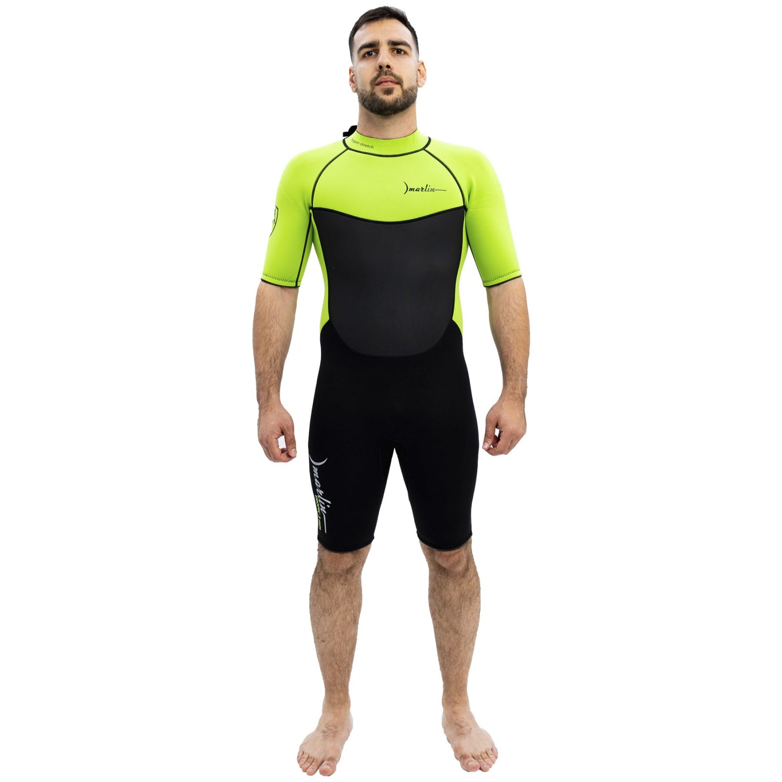 Marlin Wetsuit TROPIC SHORTY MAN Lime/Black 3 mm, XL