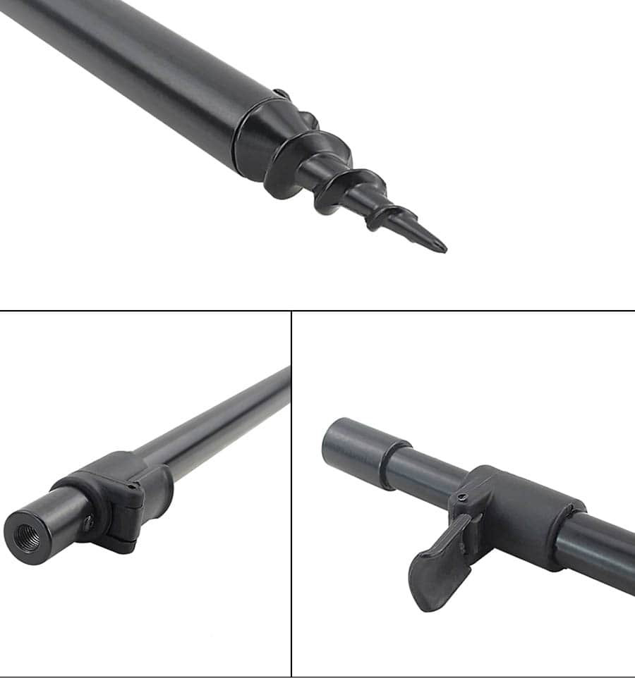 Bankstick telescopic screw-in World4Carp screw 50-85