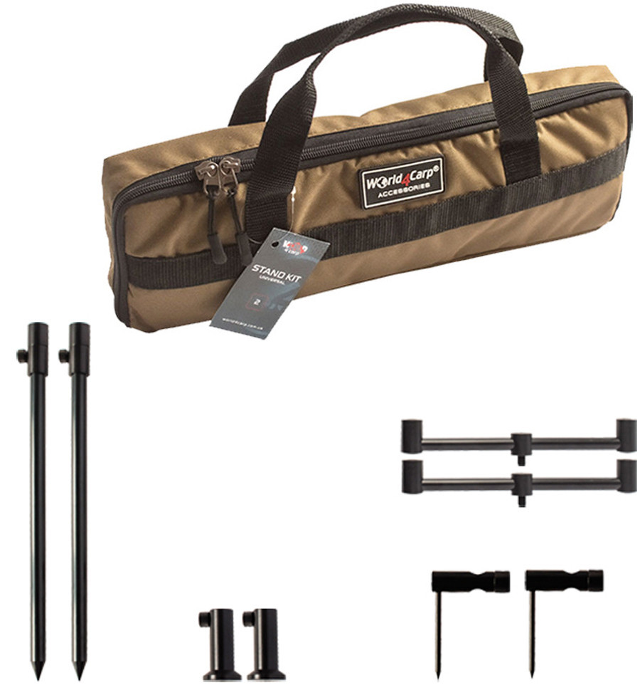 Bankstick and buzz bar set World4Carp Stand Kit Universal 2