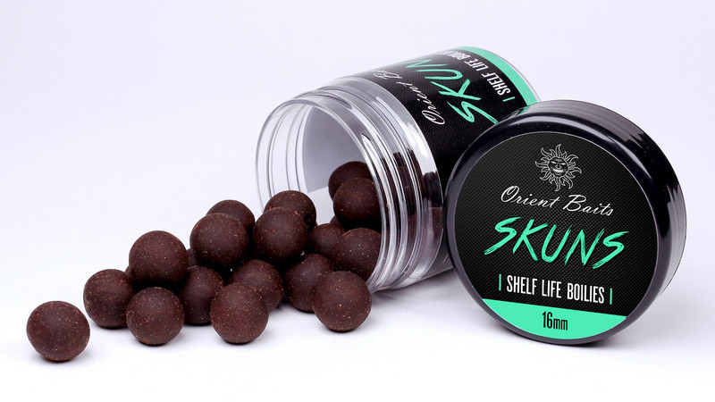 Shelf Life boilies Orient Baits Skuns